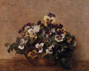 Pansies - 亨利·方丹·拉图尔